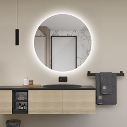 Espejo redondo LED luz retroiluminda modelo LISBOA 50 cm de diametro - Imagen 2