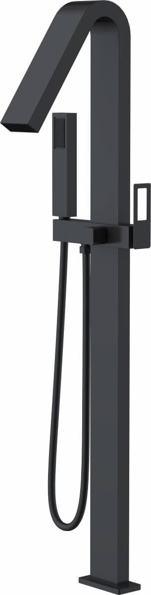 Grifería de bañera exenta monomando acabado negro mate - Imagen 2