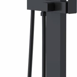 Grifería de bañera exenta monomando acabado negro mate - Imagen 2