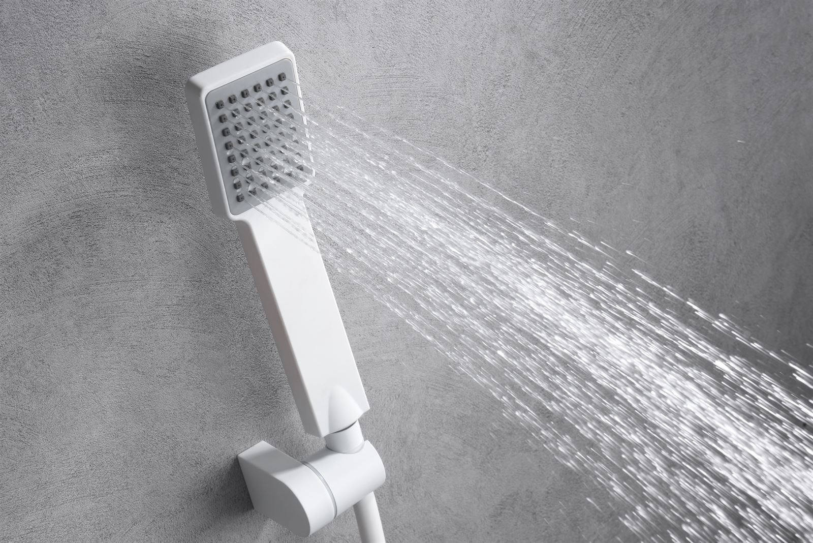 Griferia de baño monomando serie ART acabado blanco - Imagen 3