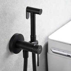 Griferia de bide empotrada GENOVA acabado negro mate - Imagen 2