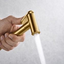 Griferia de bide empotrada GENOVA acabado oro cepillado - Imagen 2