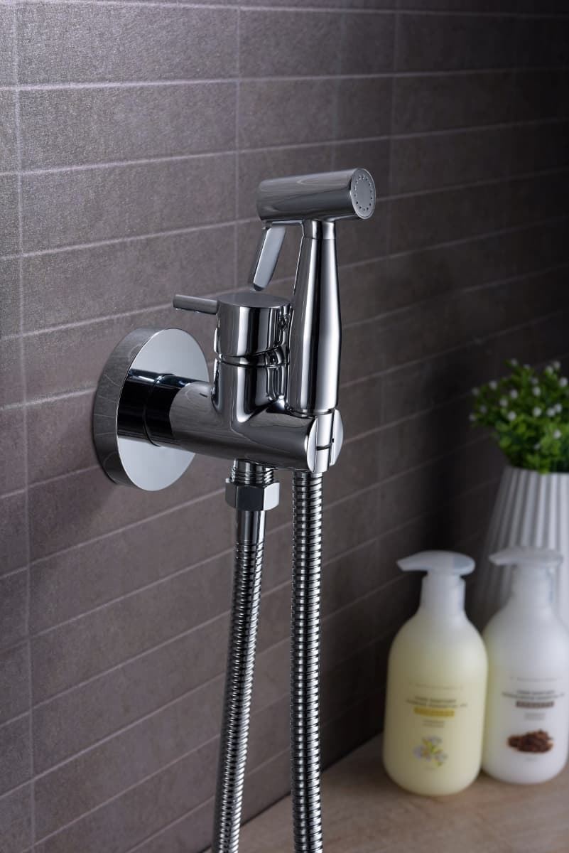 Griferia de bide empotrada MUNICH acabado cromo - Imagen 2