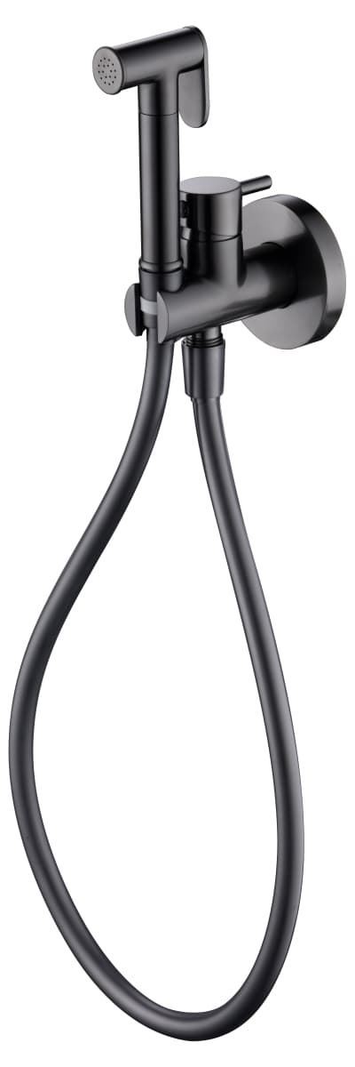 Griferia de bide empotrada MUNICH acabado negro gun metal - Imagen 2