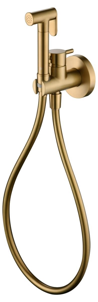 Griferia de bide empotrada MUNICH acabado oro cepillado - Imagen 1