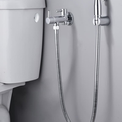 Griferia de bide empotrada NESS acabado cromo conexión w.c. - Imagen 1