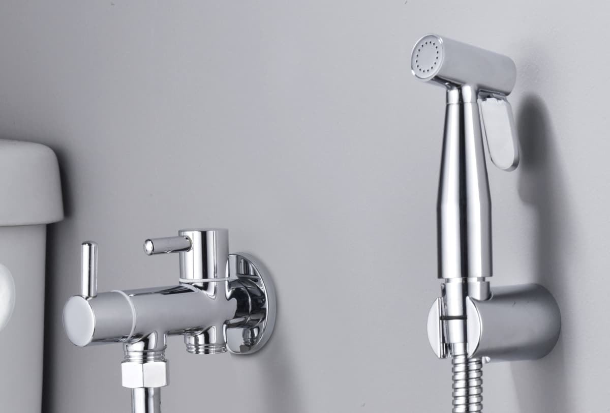 Griferia de bide empotrada NESS acabado cromo conexión w.c. - Imagen 2