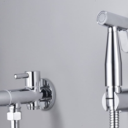 Griferia de bide empotrada NESS acabado cromo conexión w.c. - Imagen 2