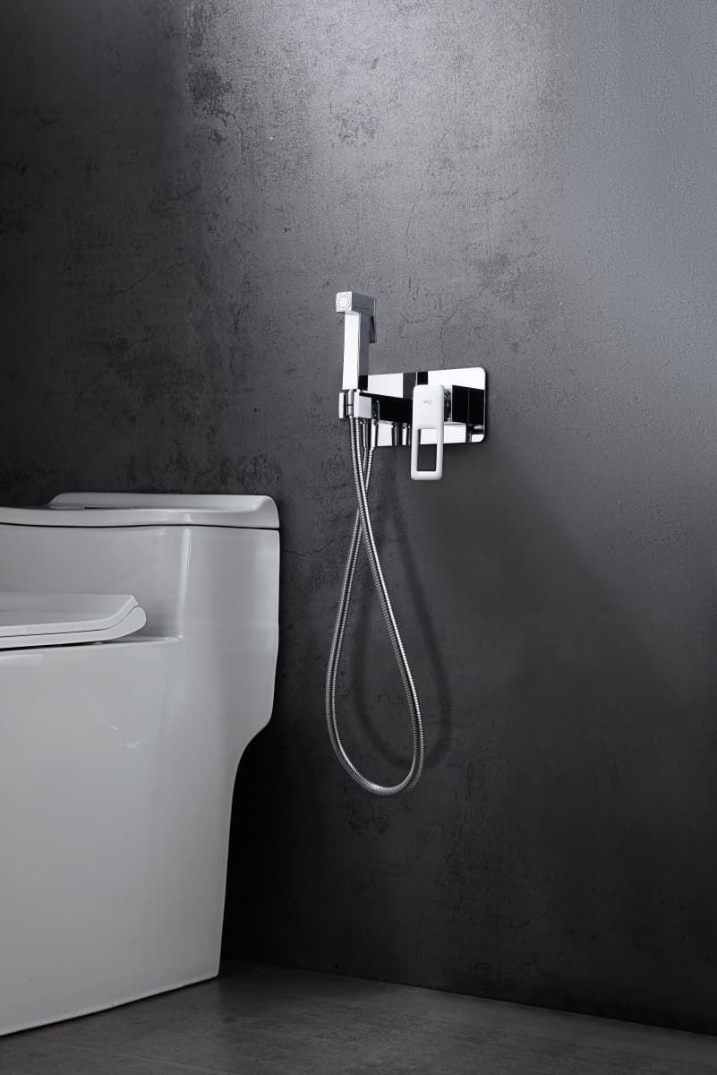 Griferia de bide empotrada SUECIA acabado cromo - Imagen 1