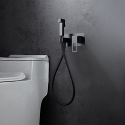 Griferia de bide empotrada SUECIA acabado negro mate - Imagen 1