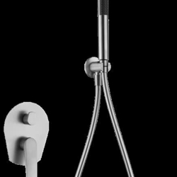 Griferia monomando empotrada serie DELOS acabado acero S.316 - Imagen 2