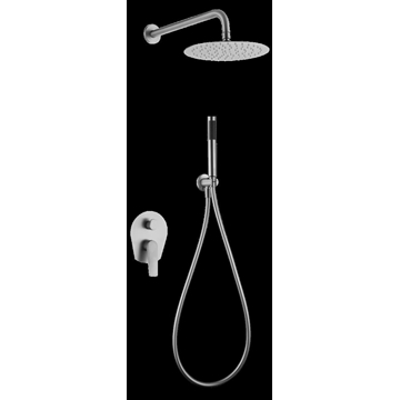 Griferia monomando empotrada serie DELOS acabado acero S.316 - Imagen 2