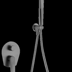 Griferia monomando empotrada serie DELOS acabado black gun metal - Imagen 2