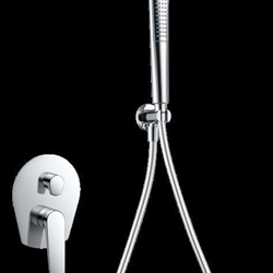 Griferia monomando empotrada serie DELOS acabado cromo - Imagen 2