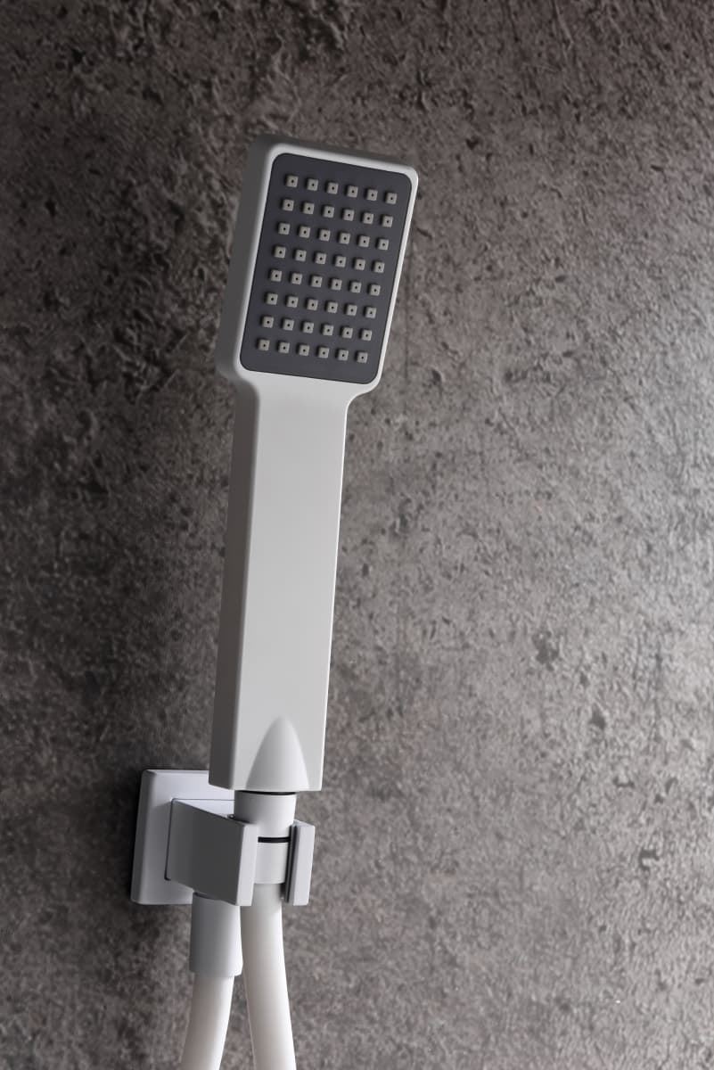 Griferia monomando empotrada serie DUBLIN acabado blanco mate - Imagen 3