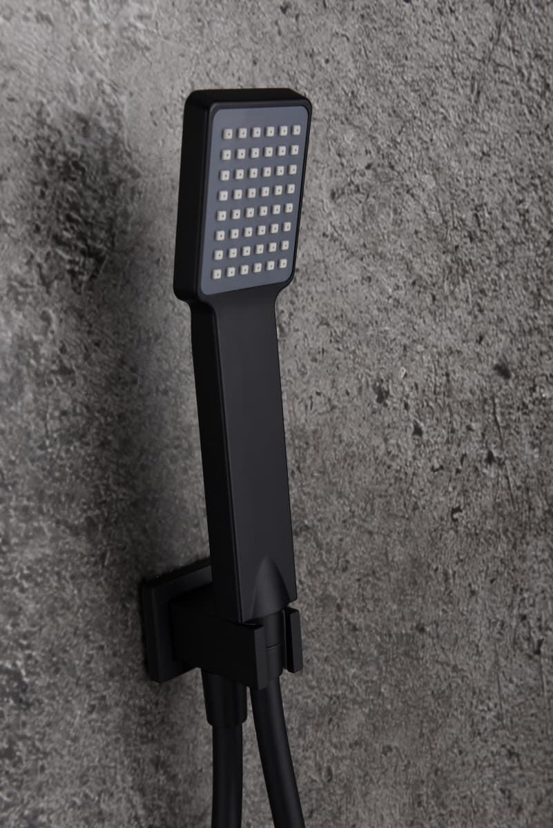 Griferia monomando empotrada serie DUBLIN acabado negro mate - Imagen 3