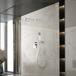 Griferia monomando empotrada serie FIYI acabado cromo - Imagen 1