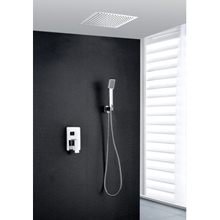 Griferia monomando empotrada serie GALES acabado cromo (Encastrado a techo) - Imagen 1