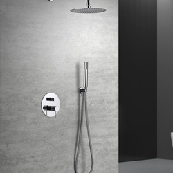 Griferia monomando empotrada serie LINE acabado cromo - Imagen 1