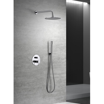 Griferia monomando empotrada serie LINE acabado cromo - Imagen 1