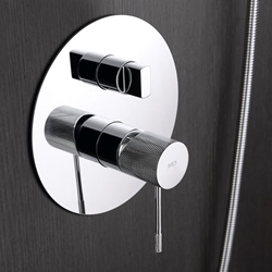 Griferia monomando empotrada serie LINE acabado cromo - Imagen 2