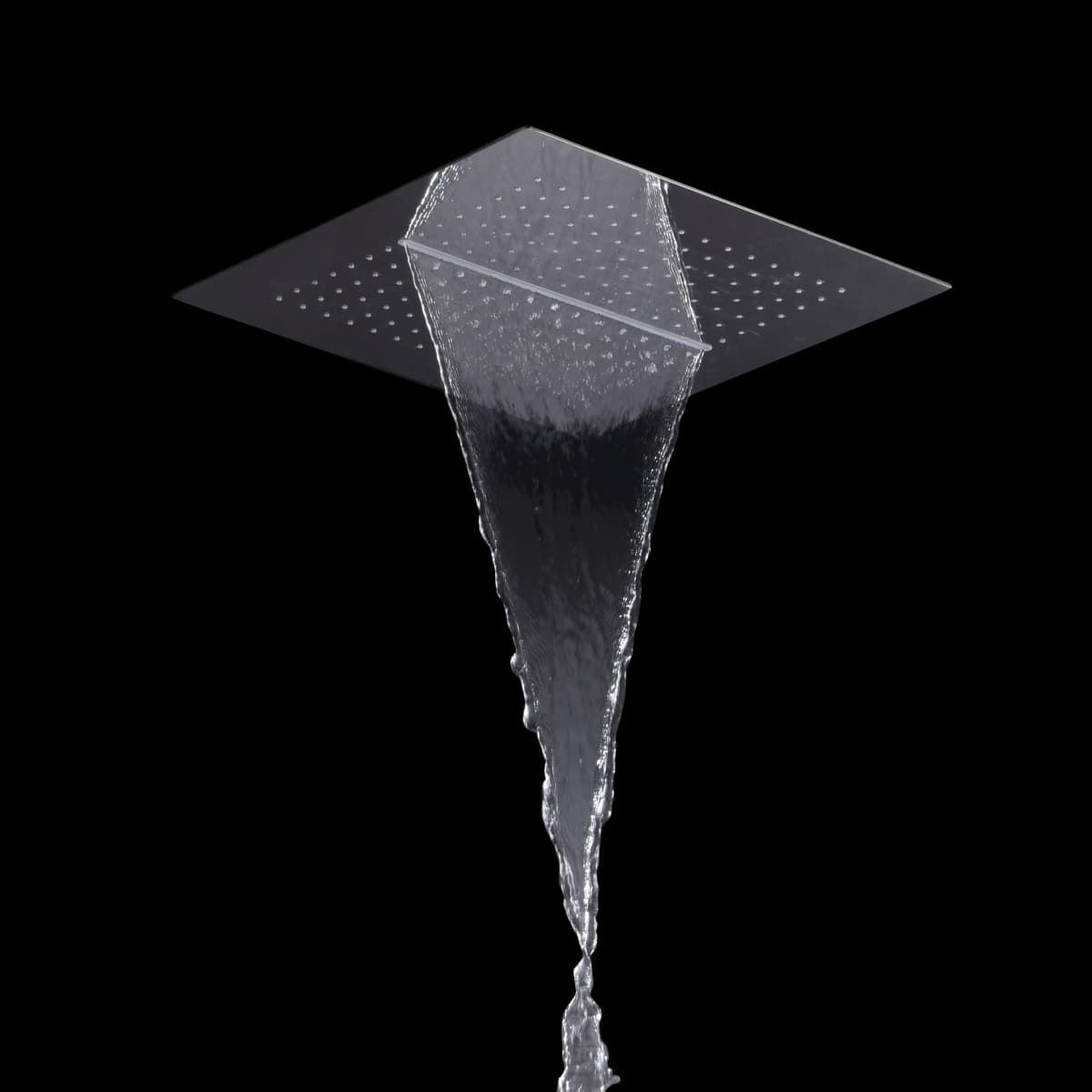 Griferia monomando empotrada serie MÁLAGA acabado cromo Incluye premarco a techo - Imagen 2