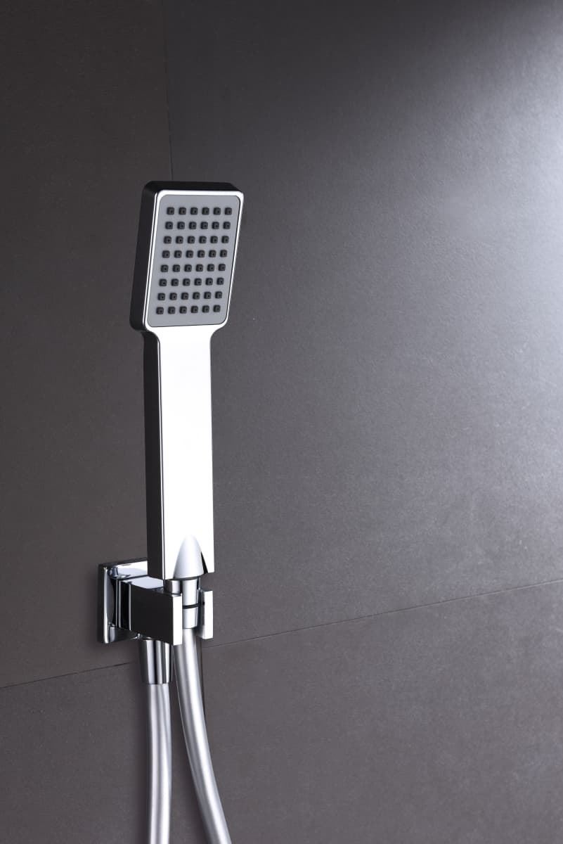 Griferia monomando empotrada serie MÁLAGA acabado cromo Incluye premarco a techo - Imagen 5