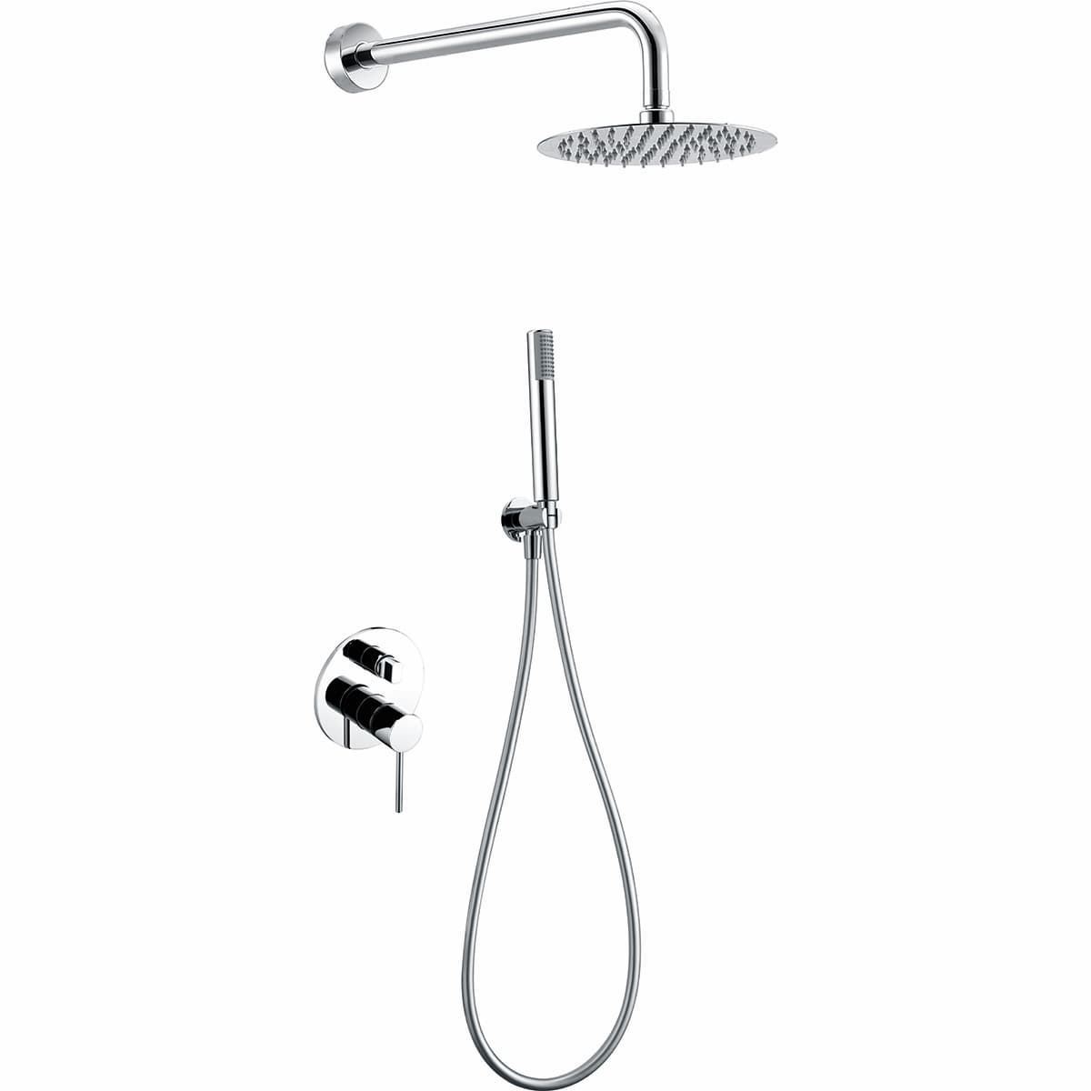 Griferia monomando empotrada serie MILOS acabado cromo - Imagen 1