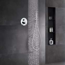 Griferia monomando empotrada serie MONZA acabado cromo - Imagen 1