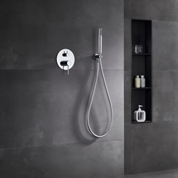 Griferia monomando empotrada serie MONZA acabado cromo - Imagen 2