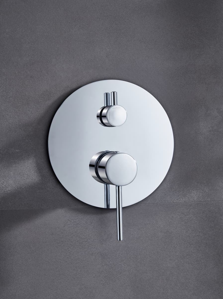 Griferia monomando empotrada serie MONZA acabado cromo - Imagen 3