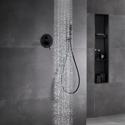 Griferia monomando empotrada serie MONZA acabado negro mate - Imagen 2