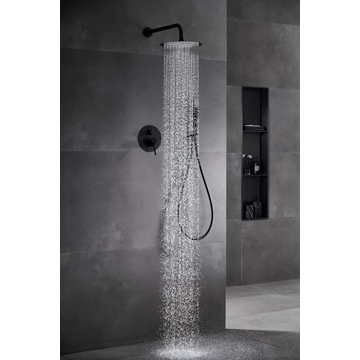 Griferia monomando empotrada serie MONZA acabado negro mate - Imagen 2