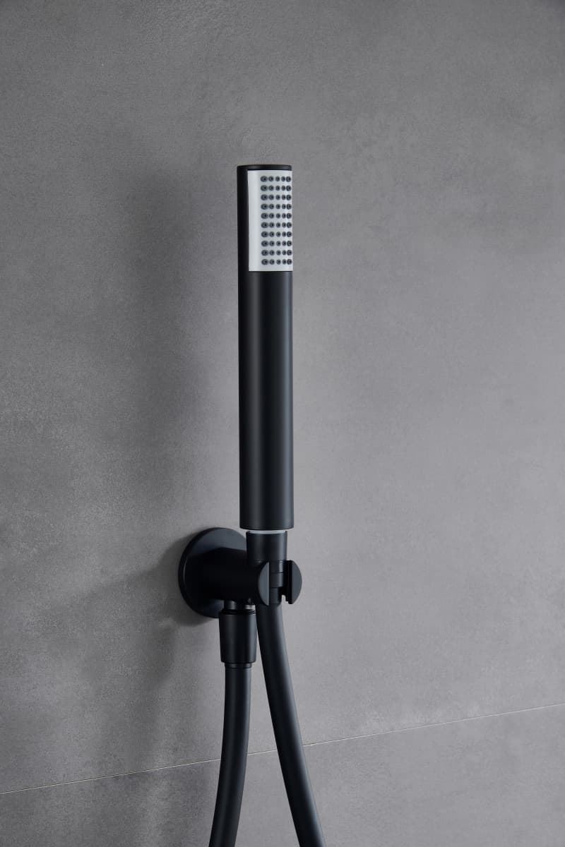 Griferia monomando empotrada serie MONZA acabado negro mate - Imagen 5