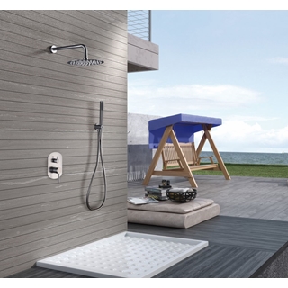 Griferia monomando empotrada serie MOSCU acabado acero S.316,Válido tanto para interior como exterior. Alta resistencia - Imagen 1