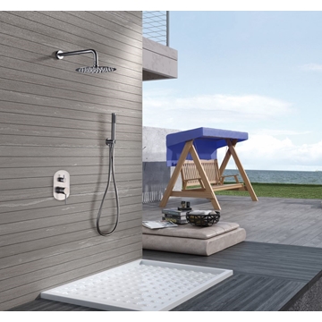 Griferia monomando empotrada serie MOSCU acabado acero S.316,Válido tanto para interior como exterior. Alta resistencia - Imagen 1