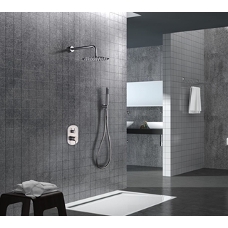 Griferia monomando empotrada serie MOSCU acabado acero S.316,Válido tanto para interior como exterior. Alta resistencia - Imagen 2