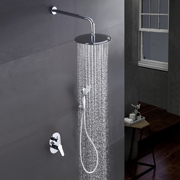 Griferia monomando empotrada serie OSLO acabado cromo - Imagen 1