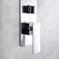 Griferia monomando empotrada serie PISA acabado cromo - Imagen 2