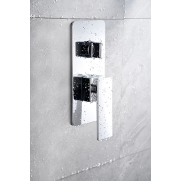 Griferia monomando empotrada serie PISA acabado cromo - Imagen 2