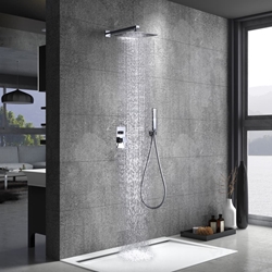 Griferia monomando empotrada serie SUECIA acabado cromo - Imagen 1