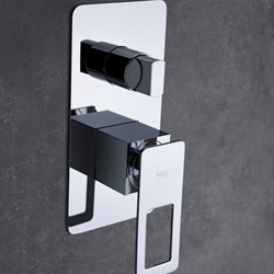 Griferia monomando empotrada serie SUECIA acabado cromo - Imagen 2