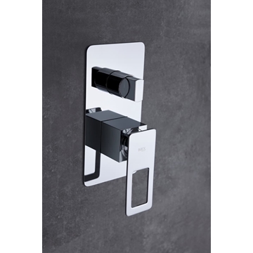 Griferia monomando empotrada serie SUECIA acabado cromo - Imagen 2