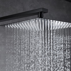 Griferia monomando empotrada serie SUECIA acabado negro mate - Imagen 2