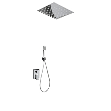 Griferia monomando empotrada serie VOLGA acabado cromo (Encastrado a techo) - Imagen 2