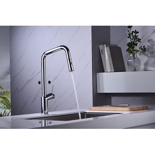 Grifería monomando para Cocina caño extraíble serie BONN acabado cromo - Imagen 1