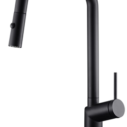 Grifería monomando para Cocina caño extraíble serie BONN acabado negro mate - Imagen 2