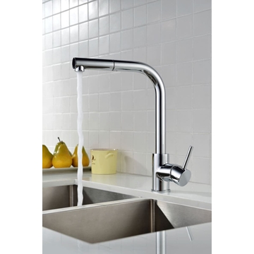 Grifería monomando para Cocina caño extraíble serie MALTA acabado cromo - Imagen 2