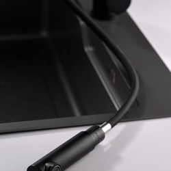 Grifería monomando para Cocina caño extraíble serie MALTA acabado negro mate - Imagen 2