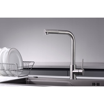 Grifería monomando para Cocina caño extraíble serie MALTA acero S316 - Imagen 1